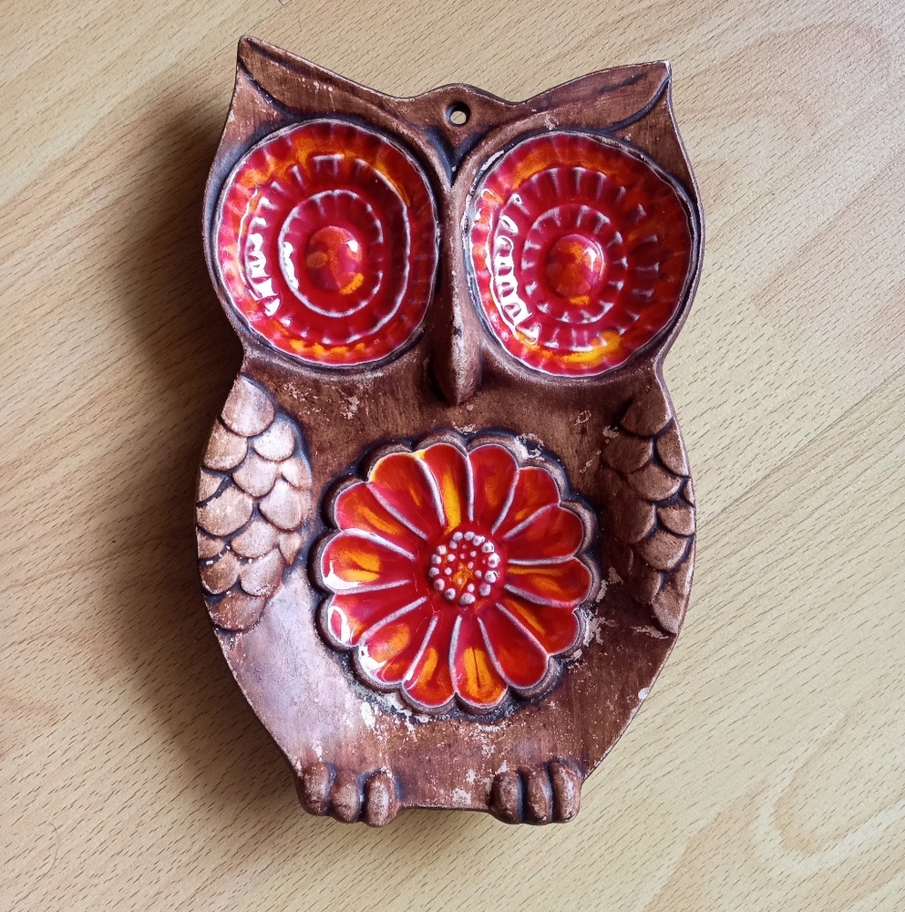 Vintage Treasure Craft USA Owl Dish